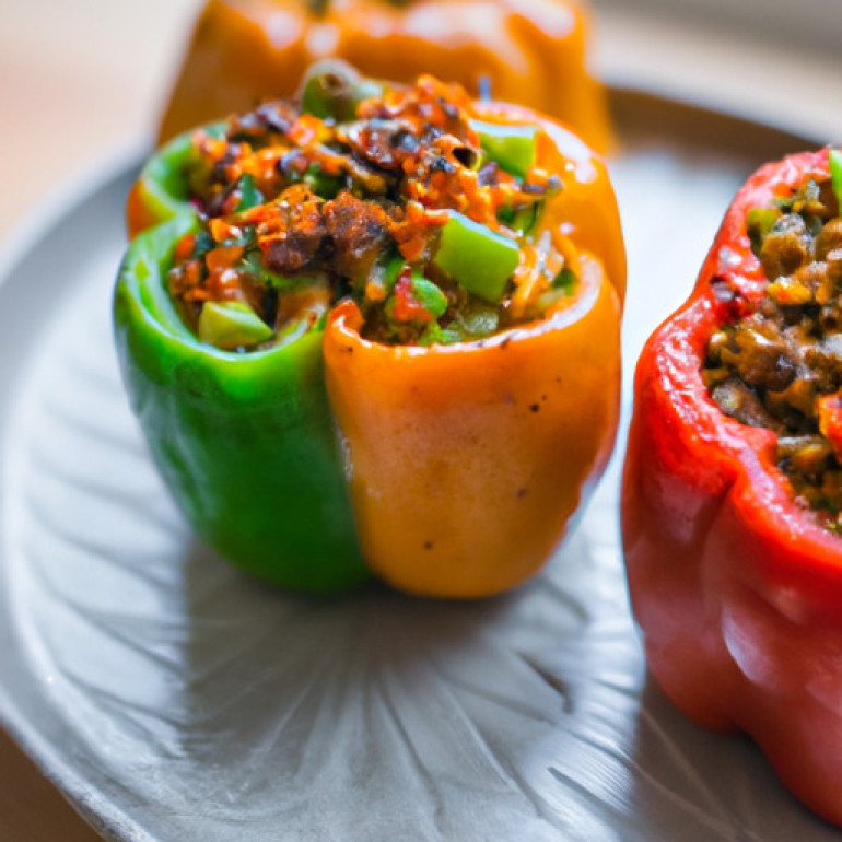 Hearty Vegan Stuffed Peppers with Quinoa: A Plant-Based Delight