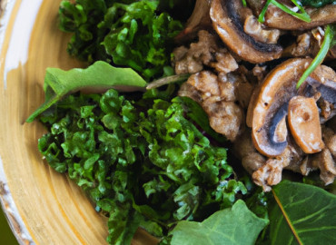 Savory Mushroom and Kale Stroganoff with Quinoa: A Hearty Twist