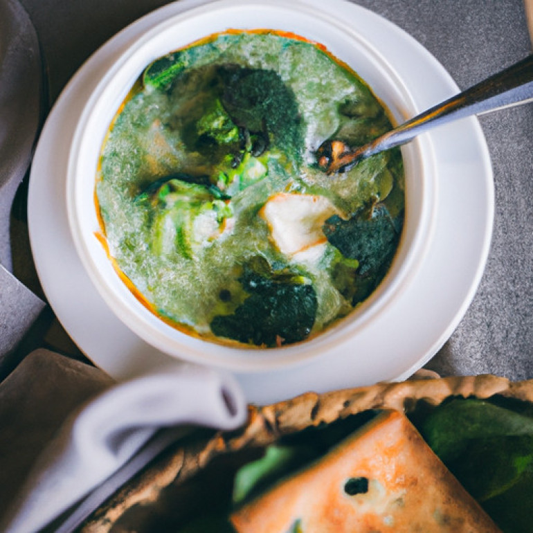 Savory Broccoli Cheese Soup Bake
