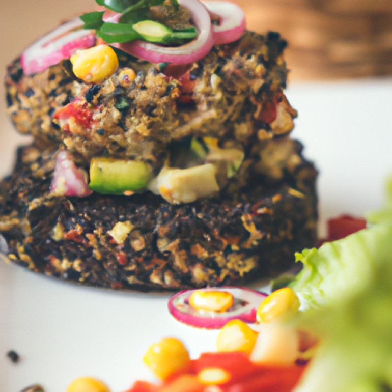 Ultimate Veggie Black Bean and Quinoa Burgers