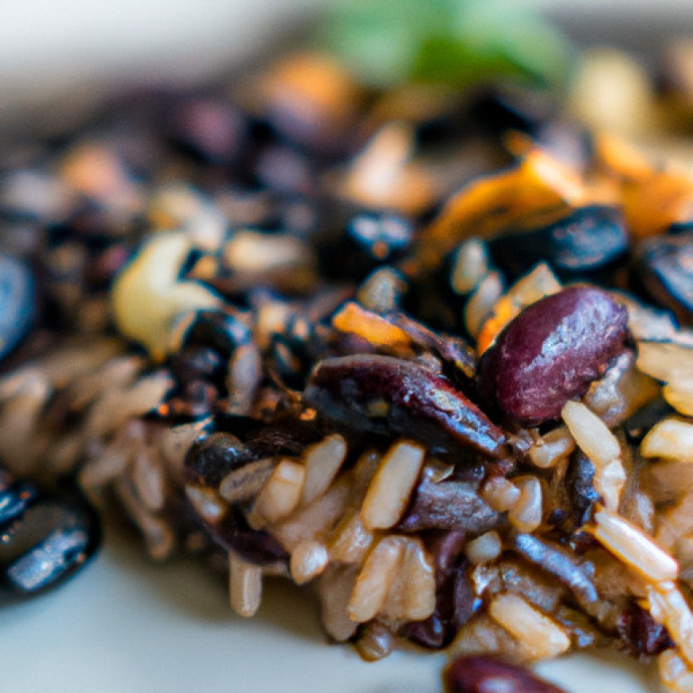 Savory Wild Rice Medley with Black Beans: A Delicious Twist