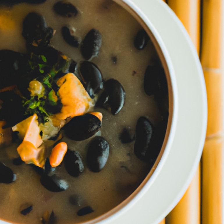 Smoky Cuban Black Bean Soup: A Vegetarian Delight