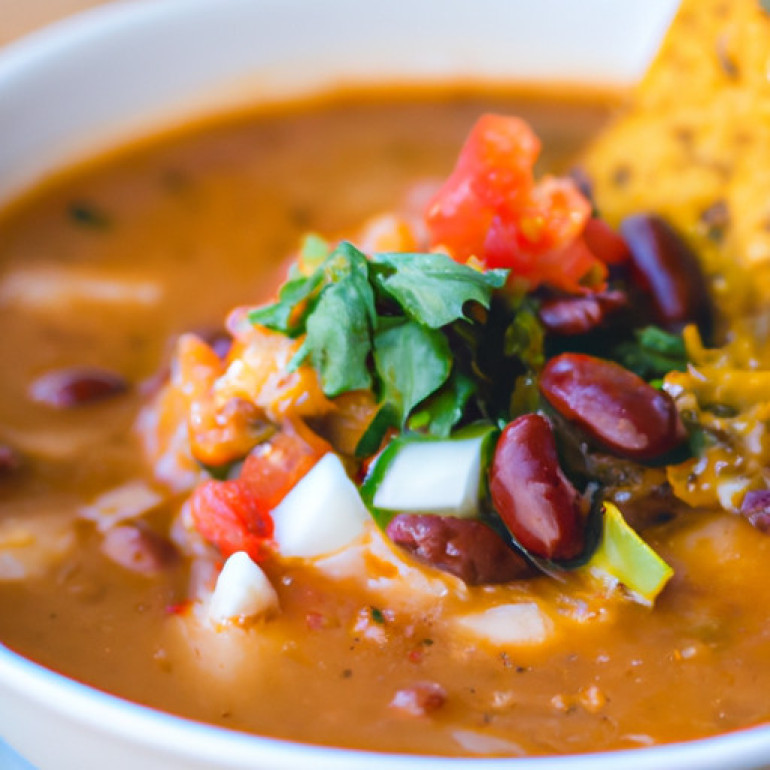 Zesty Bean Soup with a Kick