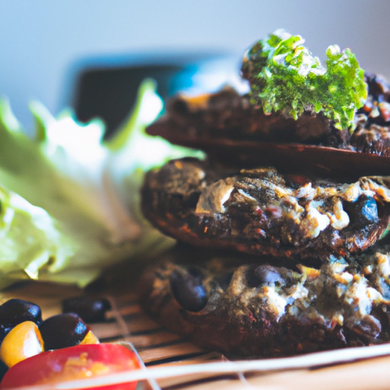 Savory Plant-Based Bean Burgers: A Veggie Delight!
