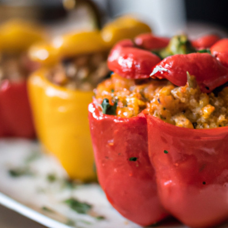 Savory Vegetarian Stuffed Peppers Recipe: A Delicious Twist for Health-conscious Foodies