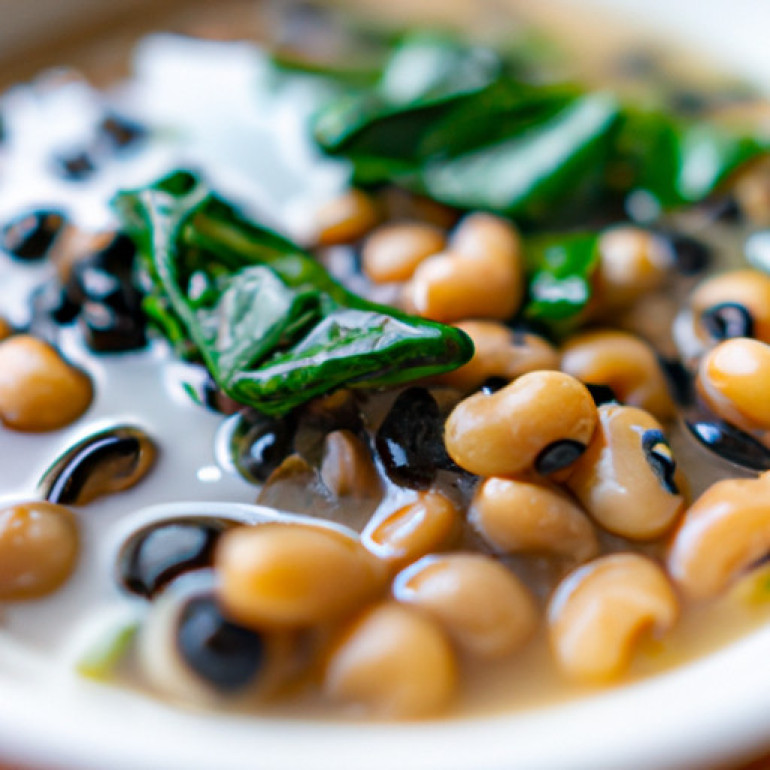 Ultimate Veggie-Packed Black-Eyed Peas Spinach Soup