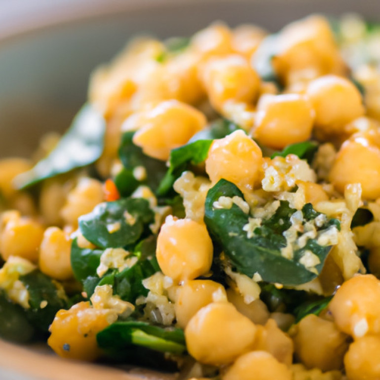 Ultimate Curried Couscous Delight with Spinach & Chickpeas