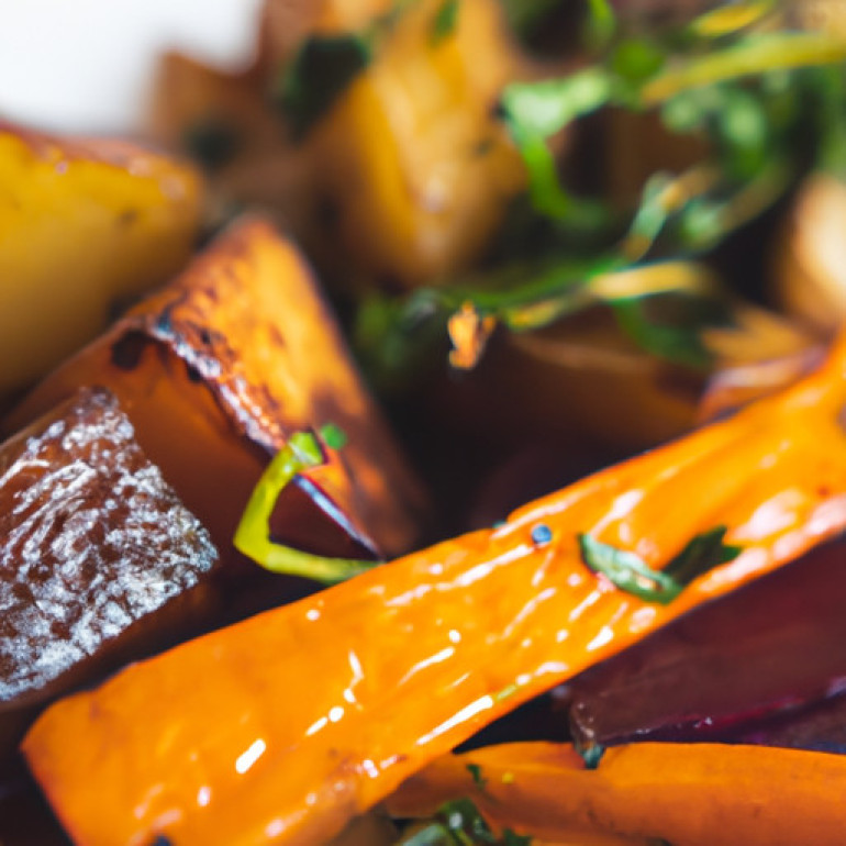 Savory Roasted Fall Harvest Veggies Recipe