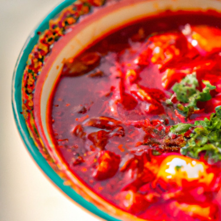 Savory Plant-Based Beet Soup Recipe