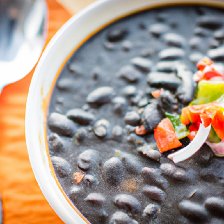 Exotic Black Bean Soup Recipe