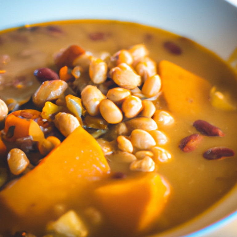 Scrumptious Sweet Potato Black-Eyed Pea Soup: A Deliciously Spiced Delight