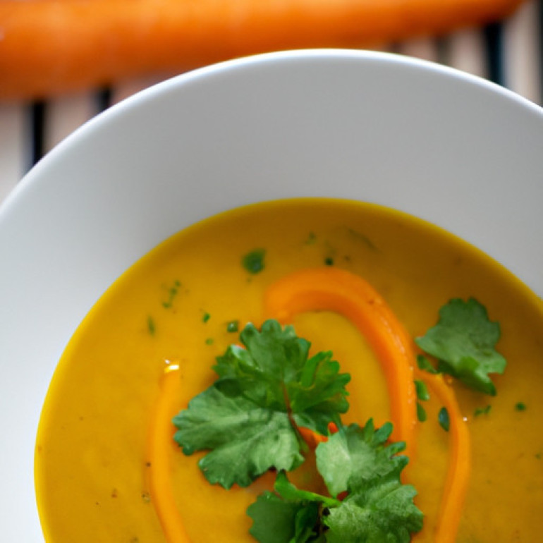 Savory Carrot Coriander Soup: A Delicious Twist