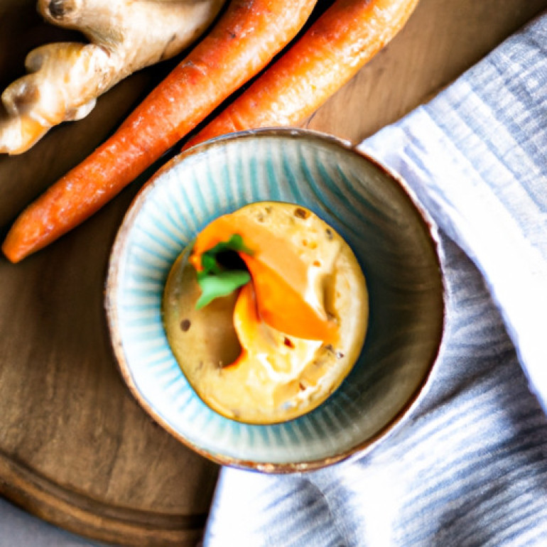 Zesty Carrot Ginger Cream - A Delightful Twist