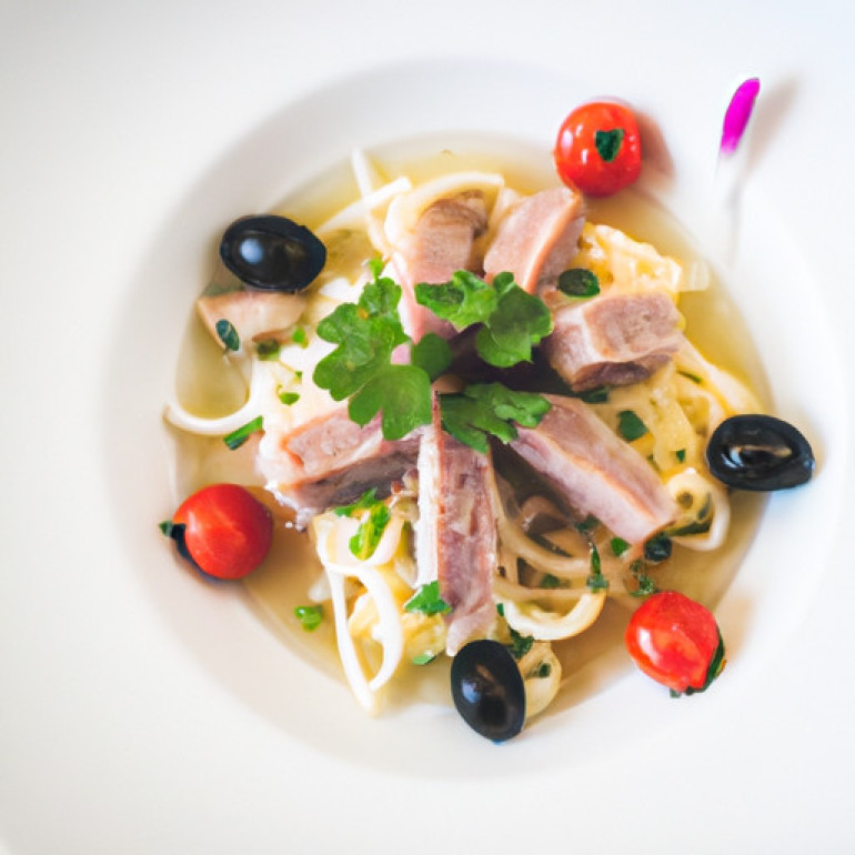 Savor the Flavors of the Mediterranean with Tantalizing Tuna Capellini