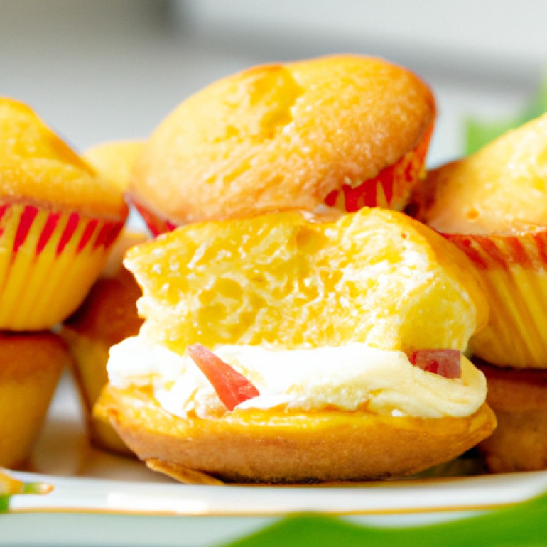 Delightful Guava Pastries in Cupcake Form