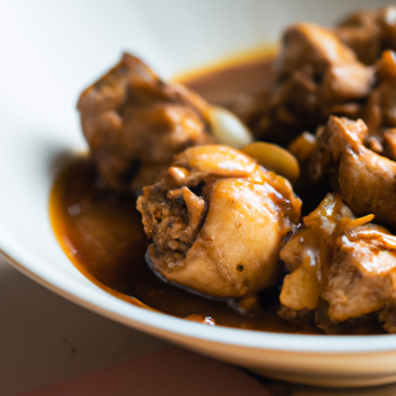 Savory Coconut Chicken Adobo - A Tropical Twist!