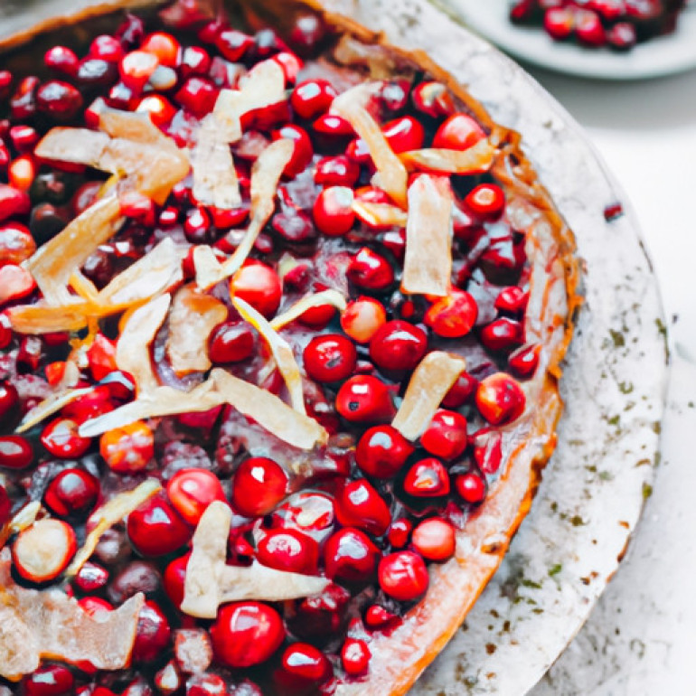 Savory Cranberry Apple Galette Recipe - A Rustic Delight