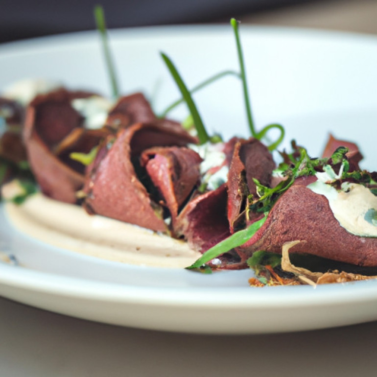 Succulent Flank Steak with Zesty Horseradish Sauce
