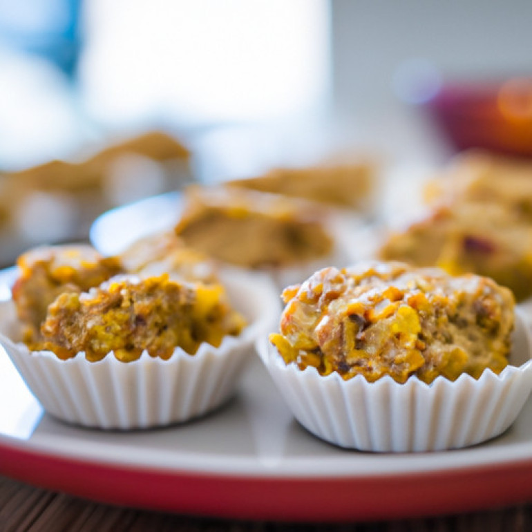 Delicious Pumpkin Pie Muffins with Oat Flour
