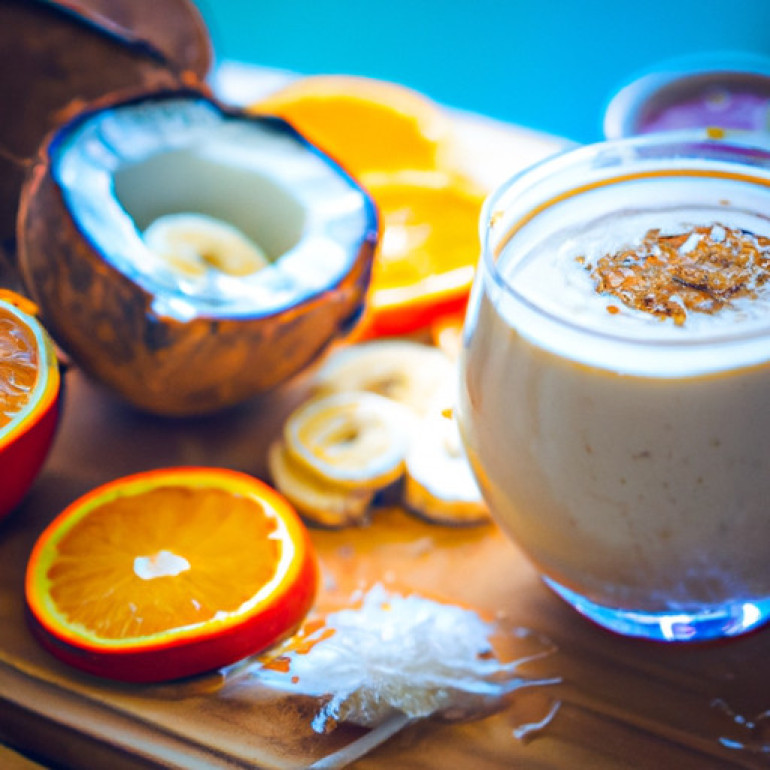 Zesty Coconut Citrus Smoothie Recipe