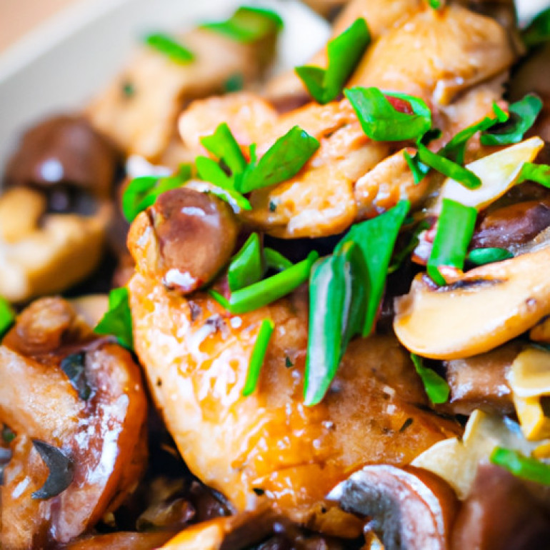 Savory Garlic Mushroom Chicken Stir-Fry: A Flavorful Twist