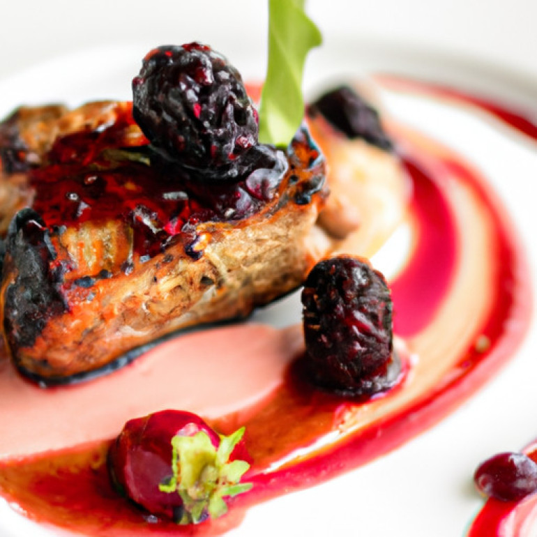 Succulent Grilled Pork Tenderloin with Luscious Blackberry Drizzle