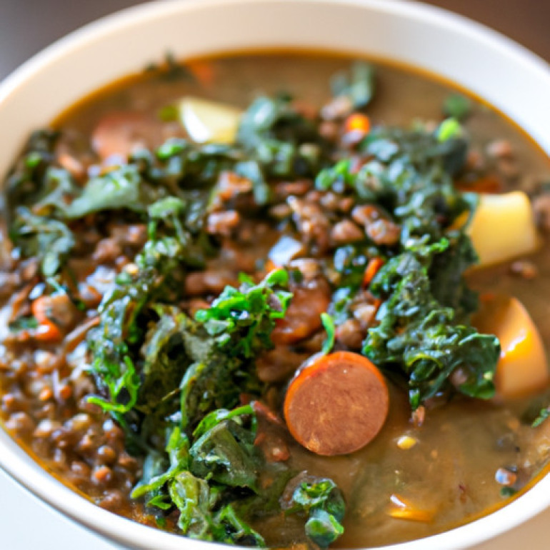 Savory Sausage & Kale Lentil Soup: A Hearty, Flavorful Delight