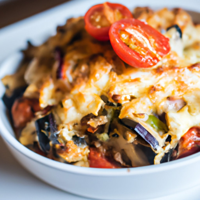 Ultimate Cheesy Veggie Bake with Eggplant: A Delicious Twist!