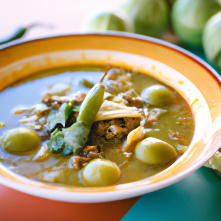 Irresistible Verde Posole with Fresh Tomatillos