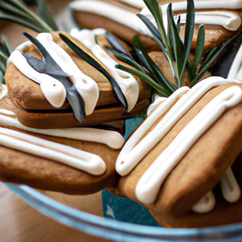 Delightful Gingerbread Cookies with Creamy Frosting