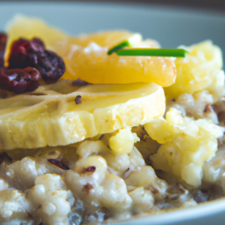 Ultimate Tropical Steel-Cut Oats: Pina Colada Infusion