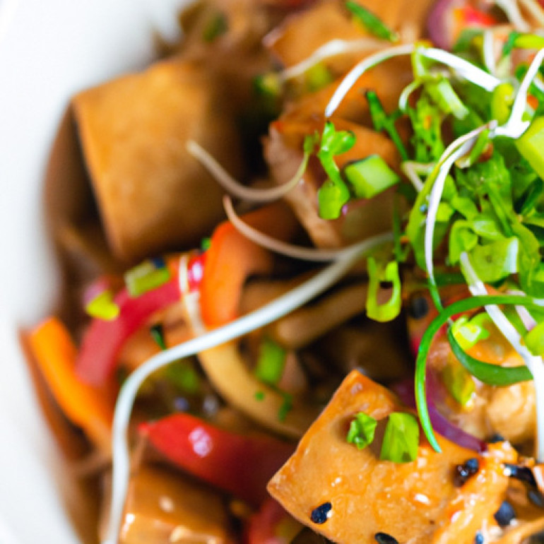 Zesty Tofu Stir-Fry Bursting with Flavor