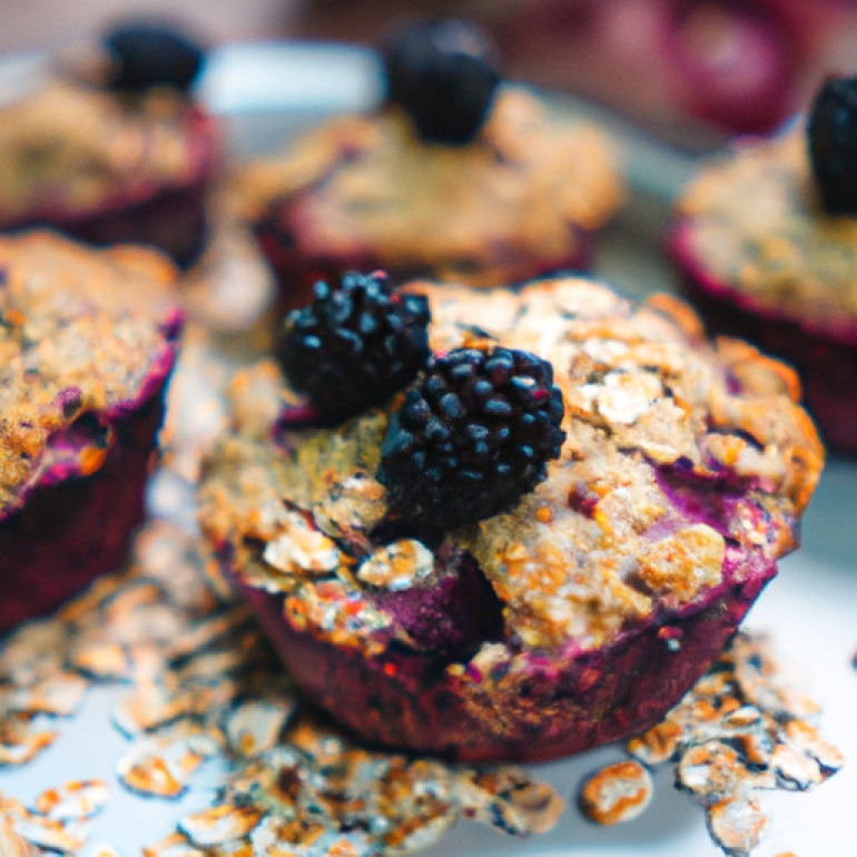 Delicious Blackberry Oat Muffins: A Gluten-Free Treat