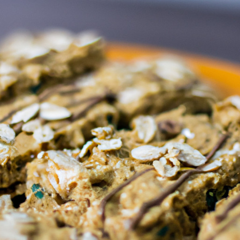Ultimate Peanut Butter Oatmeal Monster Cookie Bars