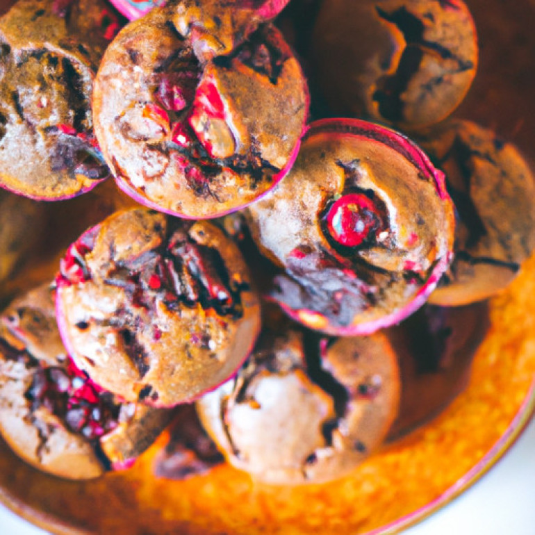 Delightful Cranberry Orange Chocolate Muffins: A Sweet and Zesty Treat