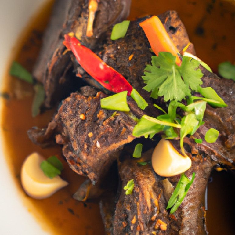 Flavorful Pressure Cooker Short Ribs with a Spicy Kick