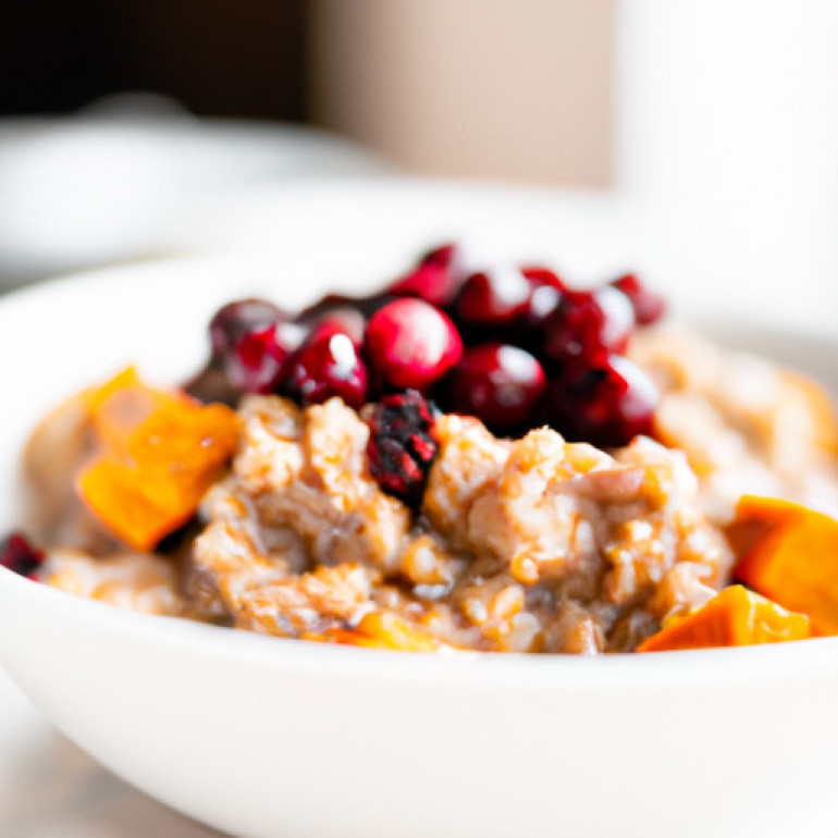 Delicious Instant Pot Cranberry Pumpkin Oatmeal Recipe